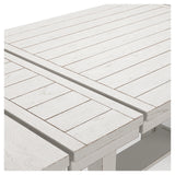 Robbinsdale Counter Height Dining Table and 6 Barstools in Antique White from Ashley - Luna Furniture