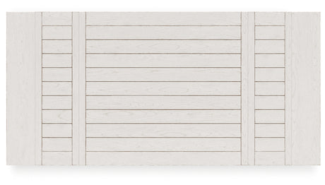 Robbinsdale Counter Height Dining Table and 8 Barstools in Antique White from Ashley - Luna Furniture