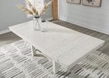 Robbinsdale Dining Table and 8 Chairs in Antique White from Ashley Furniture - Luna Furniture