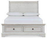 Robbinsdale Full Sleigh Storage Bed, Chest and Nightstand from Ashley - Luna Furniture