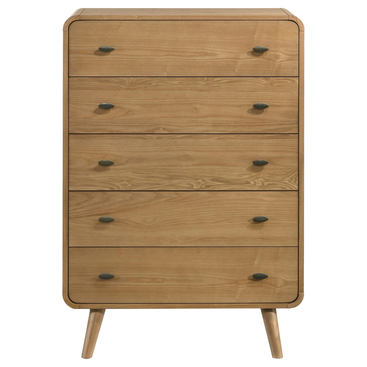 Robyn Light Ash 5-Drawer Bedroom Chest from Coaster - Luna Furniture