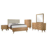 Robyn Light Ash 5-Piece California King Bedroom Set from Coaster - Luna Furniture