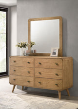 Robyn 6-drawer Bedroom Dresser Light Ash from Coaster - Luna Furniture