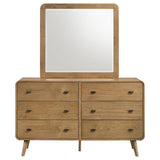Robyn 6-drawer Bedroom Dresser Light Ash from Coaster - Luna Furniture