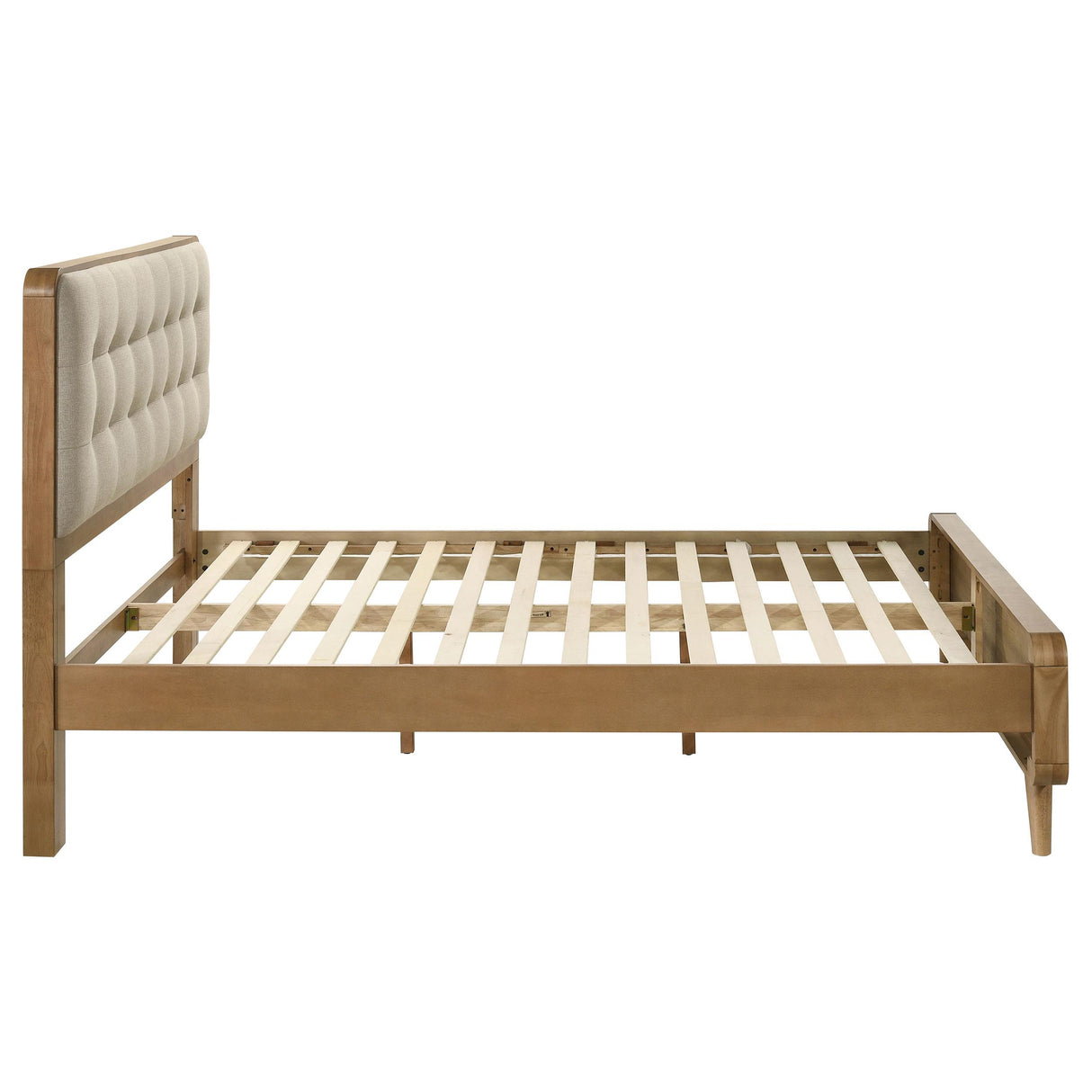 Robyn Light Ash Wood Eastern King Platform Bed from Coaster - Luna Furniture