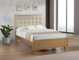 Robyn Light Ash Wood Full Platform Bed from Coaster - Luna Furniture