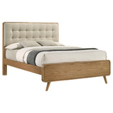 Robyn Light Ash Wood Queen Platform Bed from Coaster - Luna Furniture
