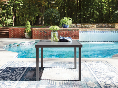 Rocky Creek Gray Outdoor Dining Table from Ashley - Luna Furniture