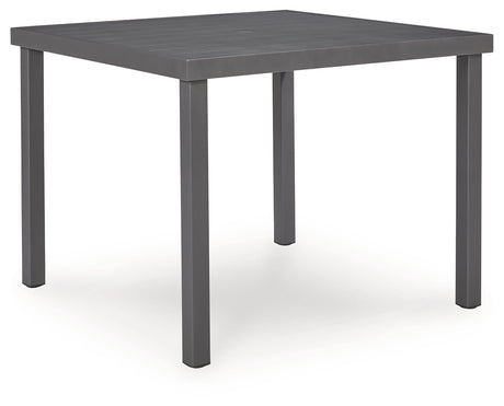 Rocky Creek Gray Outdoor Dining Table from Ashley - Luna Furniture