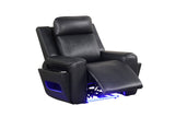 Rolls Royce Black Power Reclining Set from Happy Homes - Luna Furniture