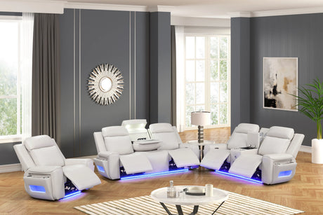 Rolls Royce Sand Power Reclining Set from Happy Homes - Luna Furniture