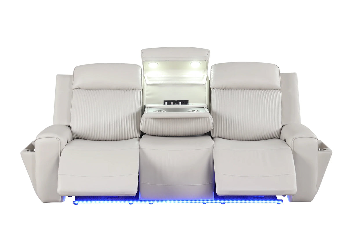Rolls Royce Sand Power Reclining Set from Happy Homes - Luna Furniture