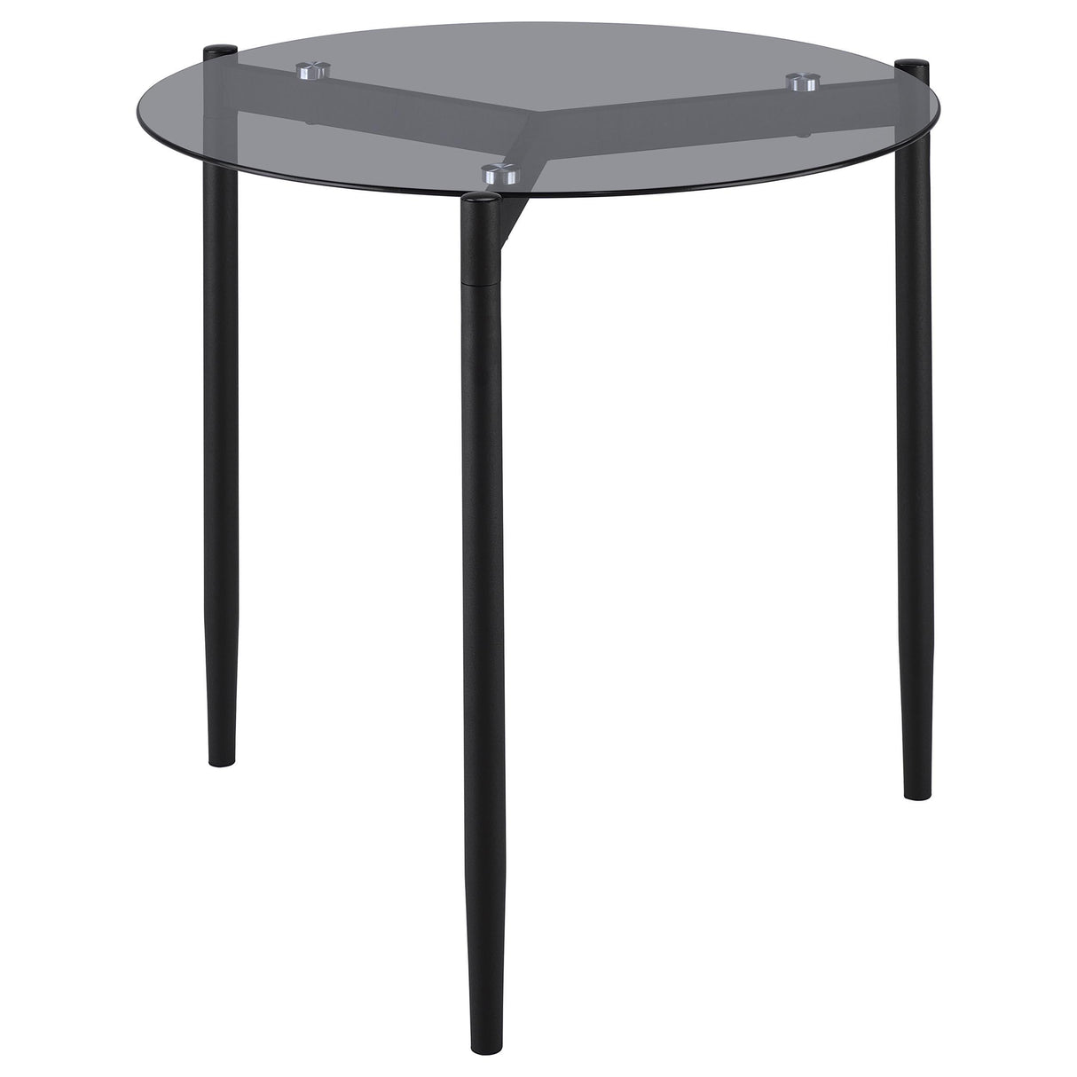 Rosalie Gray 2-Piece Round Coffee and End Table Set from Coaster - Luna Furniture