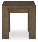 Rosswain Coffee Table with 2 End Tables in Warm Brown from Ashley - Luna Furniture