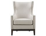 Roswell Beige Wing Back Chair from Steve Silver - Luna Furniture