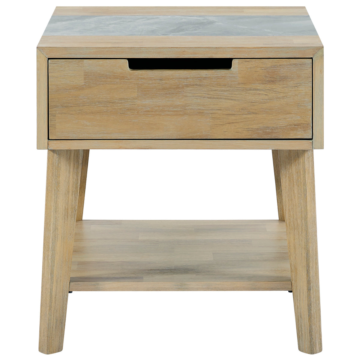 Calgary Sintered Stone Inlay End Table from Steve Silver - Luna Furniture