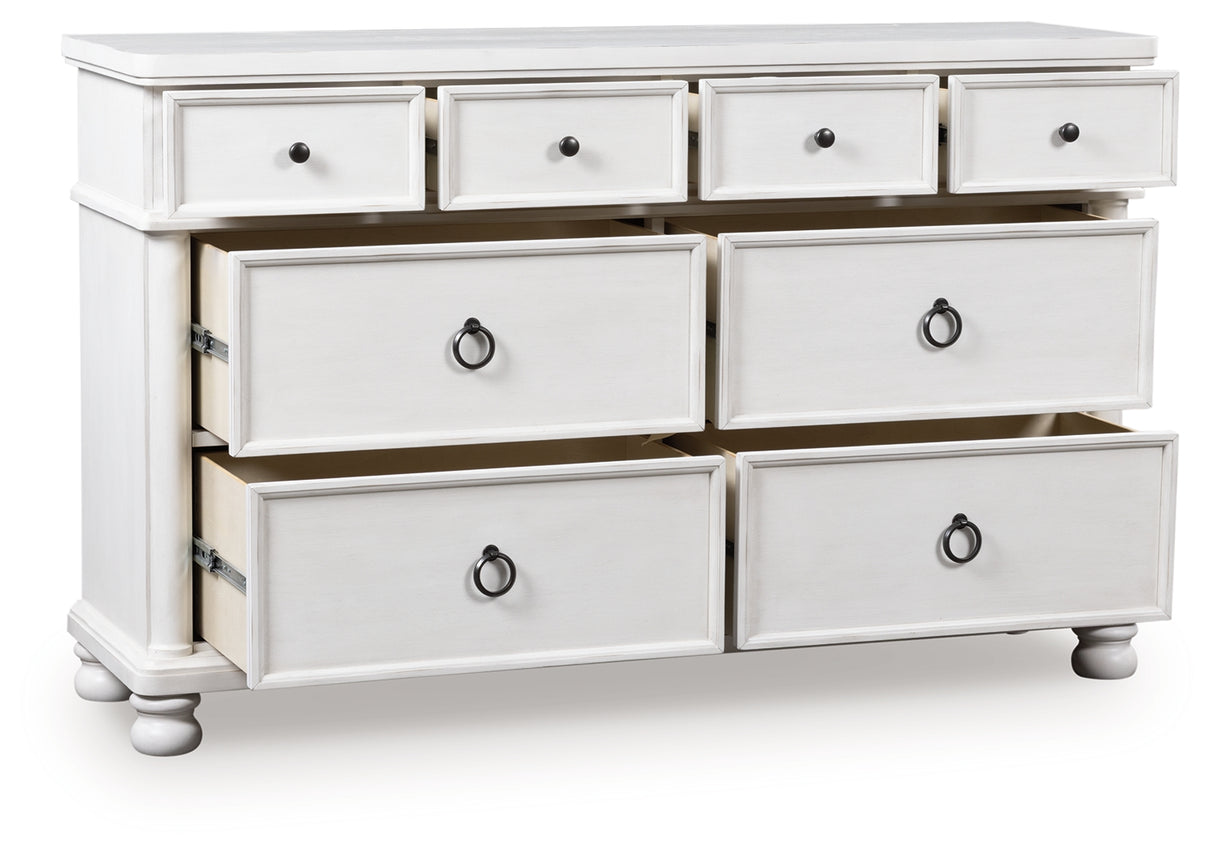 Rowlenstown Antique White Dresser from Ashley - Luna Furniture