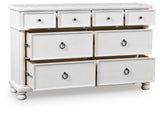 Rowlenstown Antique White Dresser from Ashley - Luna Furniture