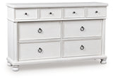 Rowlenstown Antique White Dresser from Ashley - Luna Furniture