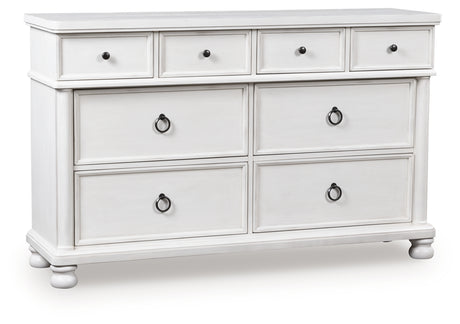 Rowlenstown Antique White Dresser from Ashley - Luna Furniture