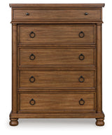 Rowlenstown Brown Chest of Drawers from Ashley - Luna Furniture