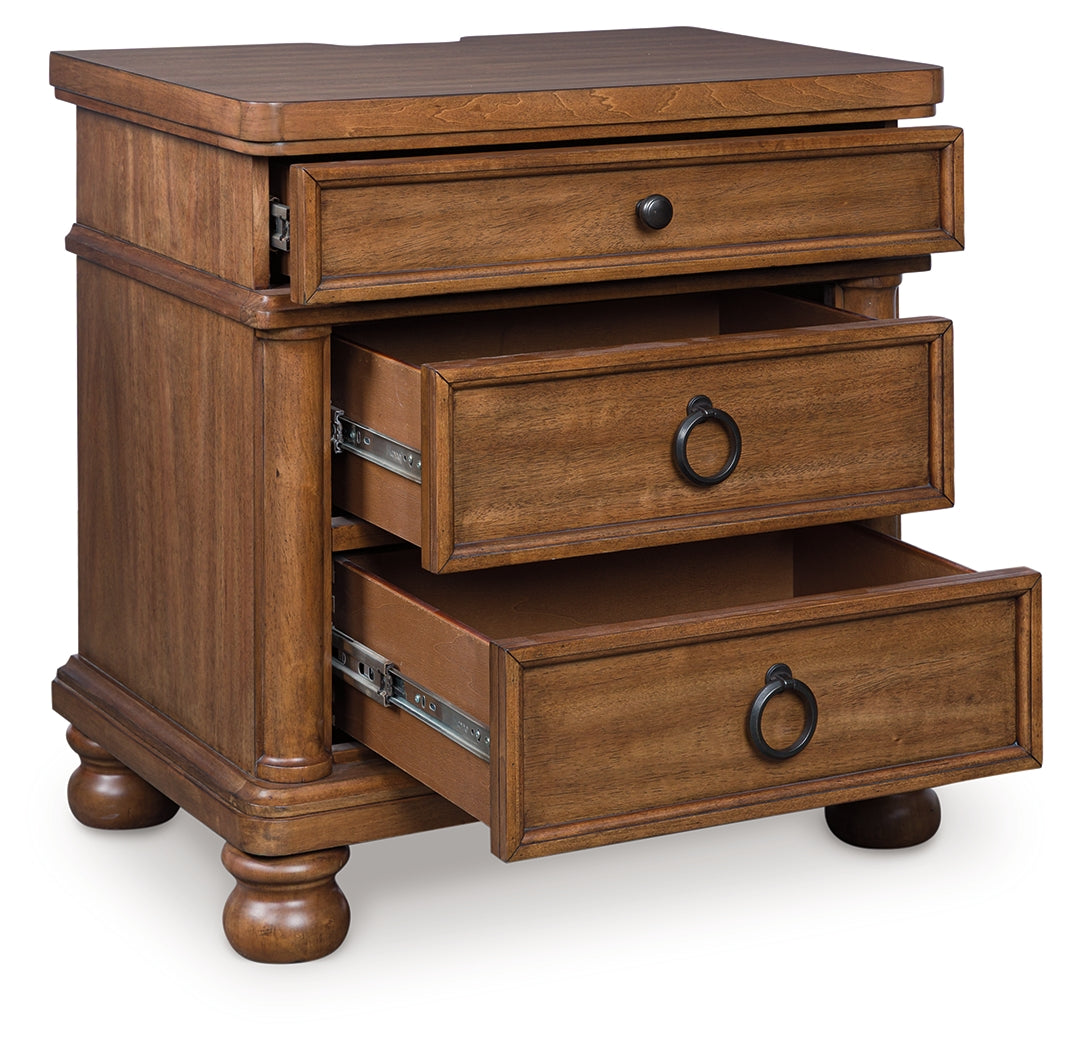 Rowlenstown Brown Nightstand from Ashley - Luna Furniture
