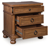 Rowlenstown Brown Nightstand from Ashley - Luna Furniture