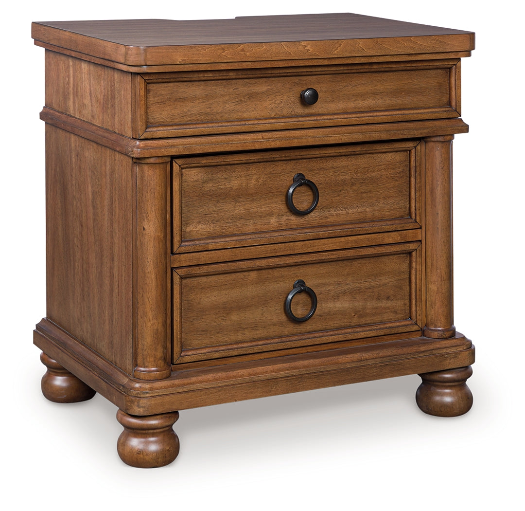 Rowlenstown Brown Nightstand from Ashley - Luna Furniture