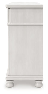Rowlenstown Queen Poster Bed with Dresser and Chest in Antique White from Ashley - Luna Furniture