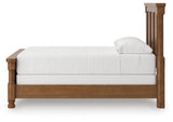 Rowlenstown Queen Poster Bed with Dresser in Brown from Ashley - Luna Furniture