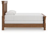 Rowlenstown Queen Poster Bed with Dresser in Brown from Ashley - Luna Furniture