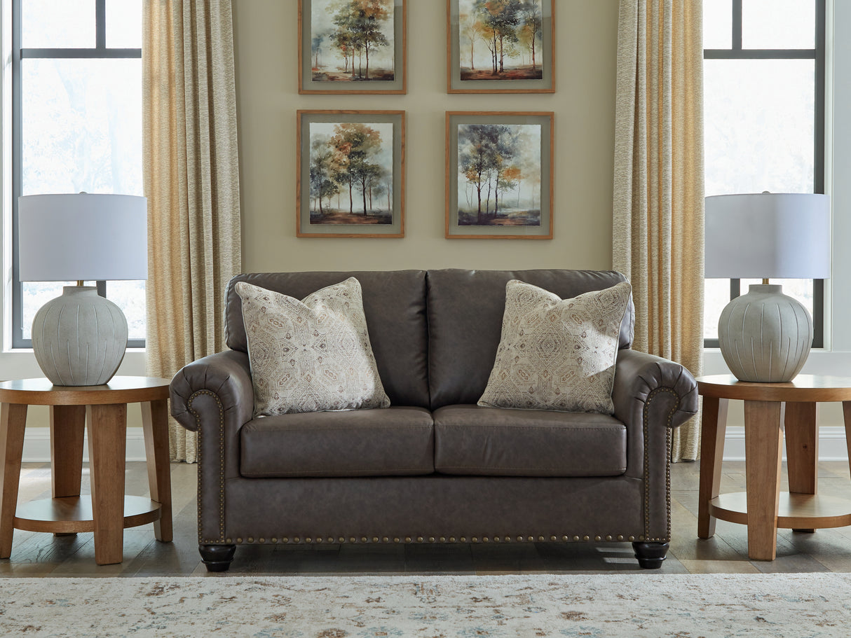 Roxmere Umber Loveseat from Ashley - Luna Furniture