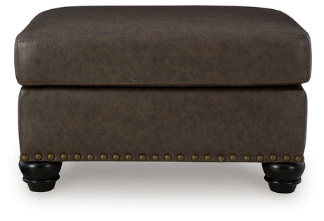 Roxmere Umber Ottoman from Ashley - Luna Furniture