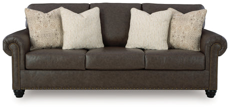 Roxmere Umber Sofa from Ashley - Luna Furniture