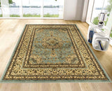 Royal Brown and Grayish Blue 8X10 Rug from Nova Furniture - Luna Furniture