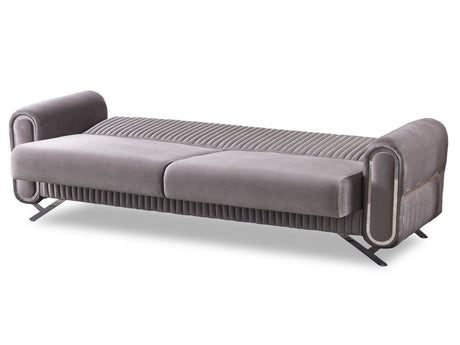 Royal 3-pieces (Sofa & Loveseat & Chair) Livingroom Set in Light Grey from Furnia - Luna Furniture