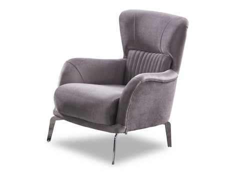 Royal 3-pieces (Sofa & Loveseat & Chair) Livingroom Set in Light Grey from Furnia - Luna Furniture