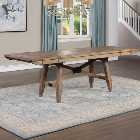 Riverdale Driftwood 96" Extendable Dining Table from Steve Silver - Luna Furniture