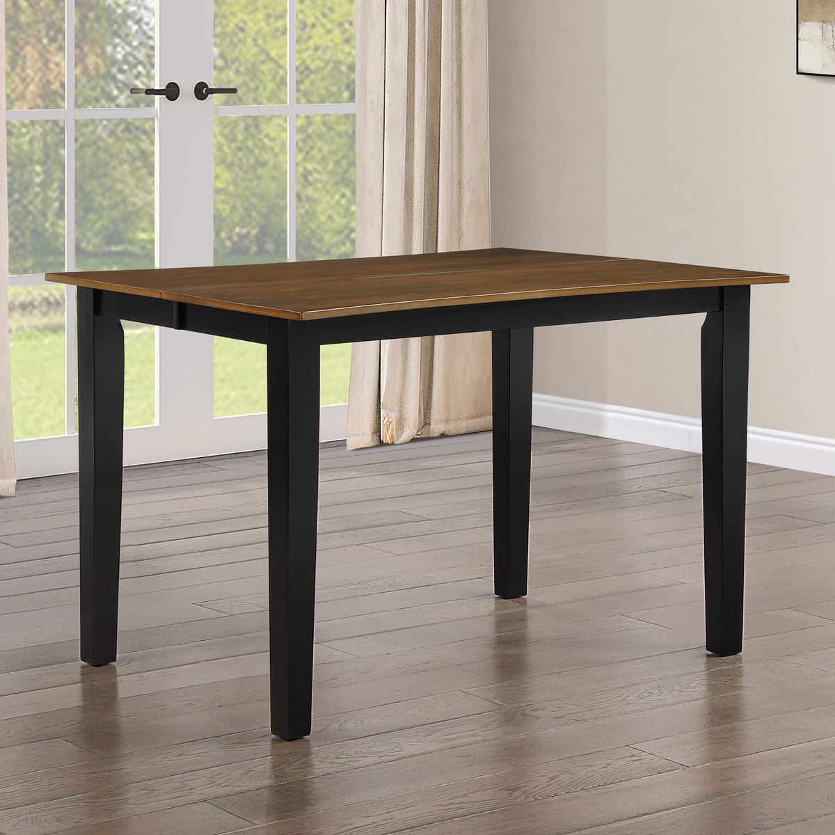 Joplin Brown 42-54" Counter Table with 12" Leaf from Steve Silver - Luna Furniture