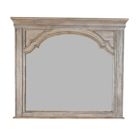 Highland Park Mirror, Waxed Driftwood (Mirror Only) from Steve Silver - Luna Furniture