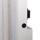 Cassie Illuminating King Bed, Shimmering Pearl Finish from Steve Silver - Luna Furniture