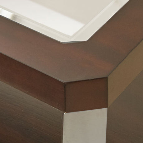 Truman Stainless Steel Cocktail Table from Steve Silver - Luna Furniture