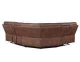 Rudger Chestnut 3-Piece Reclining Sectional from Steve Silver - Luna Furniture