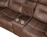 Rudger Chestnut 3-Piece Reclining Sectional from Steve Silver - Luna Furniture