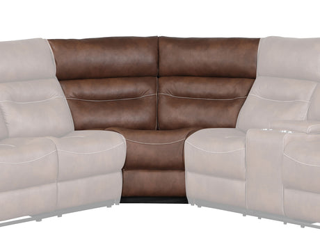 Rudger Chestnut 3-Piece Reclining Sectional from Steve Silver - Luna Furniture