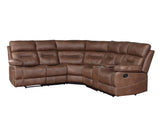 Rudger Chestnut 3-Piece Reclining Sectional from Steve Silver - Luna Furniture