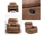 Rudger Chestnut Manual Recliner from Steve Silver - Luna Furniture