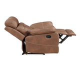 Rudger Chestnut Manual Recliner from Steve Silver - Luna Furniture