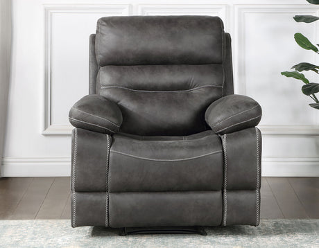 Rudger Gray Manual Recliner from Steve Silver - Luna Furniture