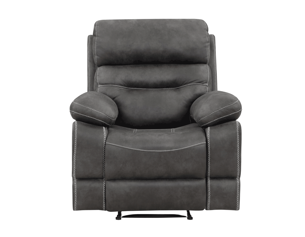 Rudger Gray Manual Recliner from Steve Silver - Luna Furniture